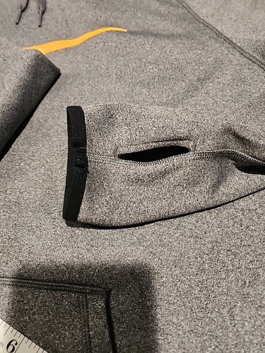 Nike Dri Fit Hoodie Size XL Grey And Orange - Picture 8 of 11