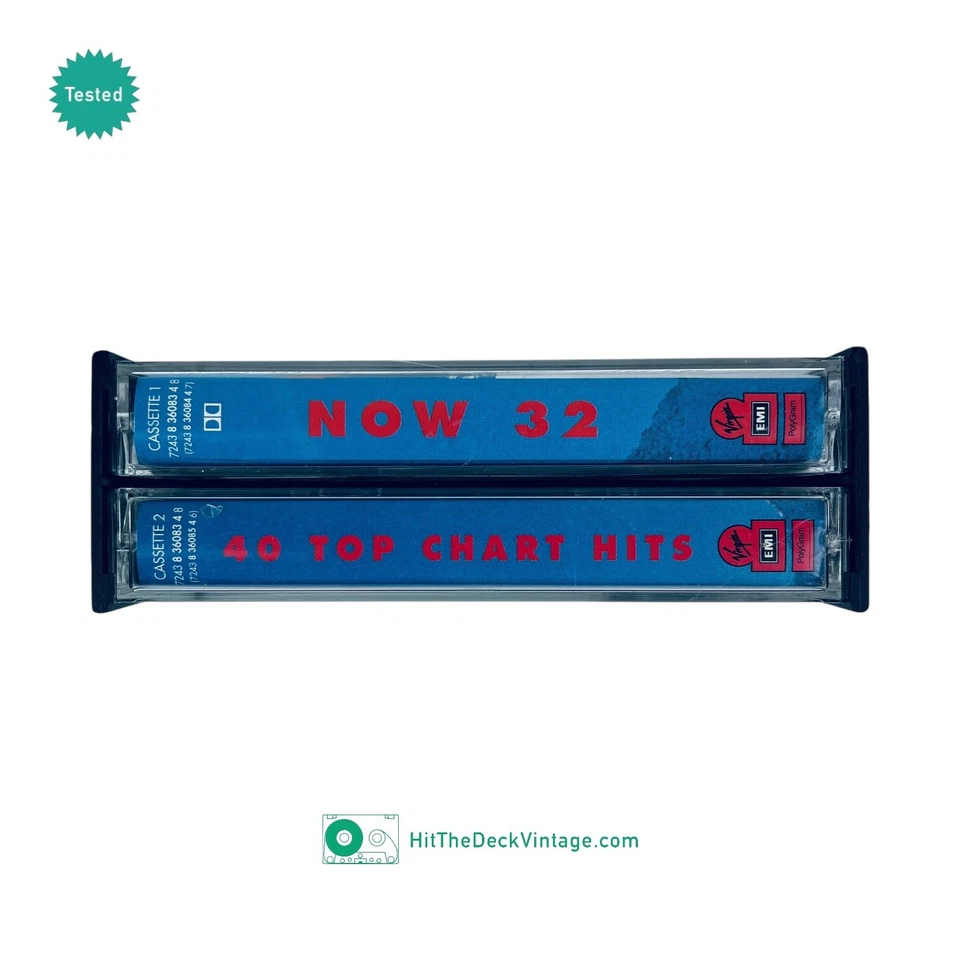 NOW 32 Now That's What I Call Music 32 Cassette Tapes (1995) UK Double TESTED - Image 3 of 4