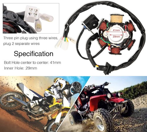 Gy6 Wiring Harness Kit Complete Electrics For 49Cc To 125Cc Atv Dirt Bikes - Picture 5 of 7