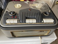 Vintage Norelco Reel-to-reel Tube Tape Recorder El3542 Player Suitcase For Parts