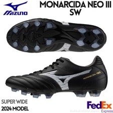 MIZUNO Soccer Cleats MONARCIDA NEO 3 SW P1GA242401 Black/White 2024 NEW 