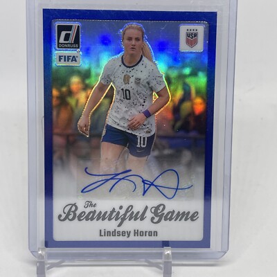 PANINI Donruss Lindsey Horan Autograph The Beautiful Game /99 USA 