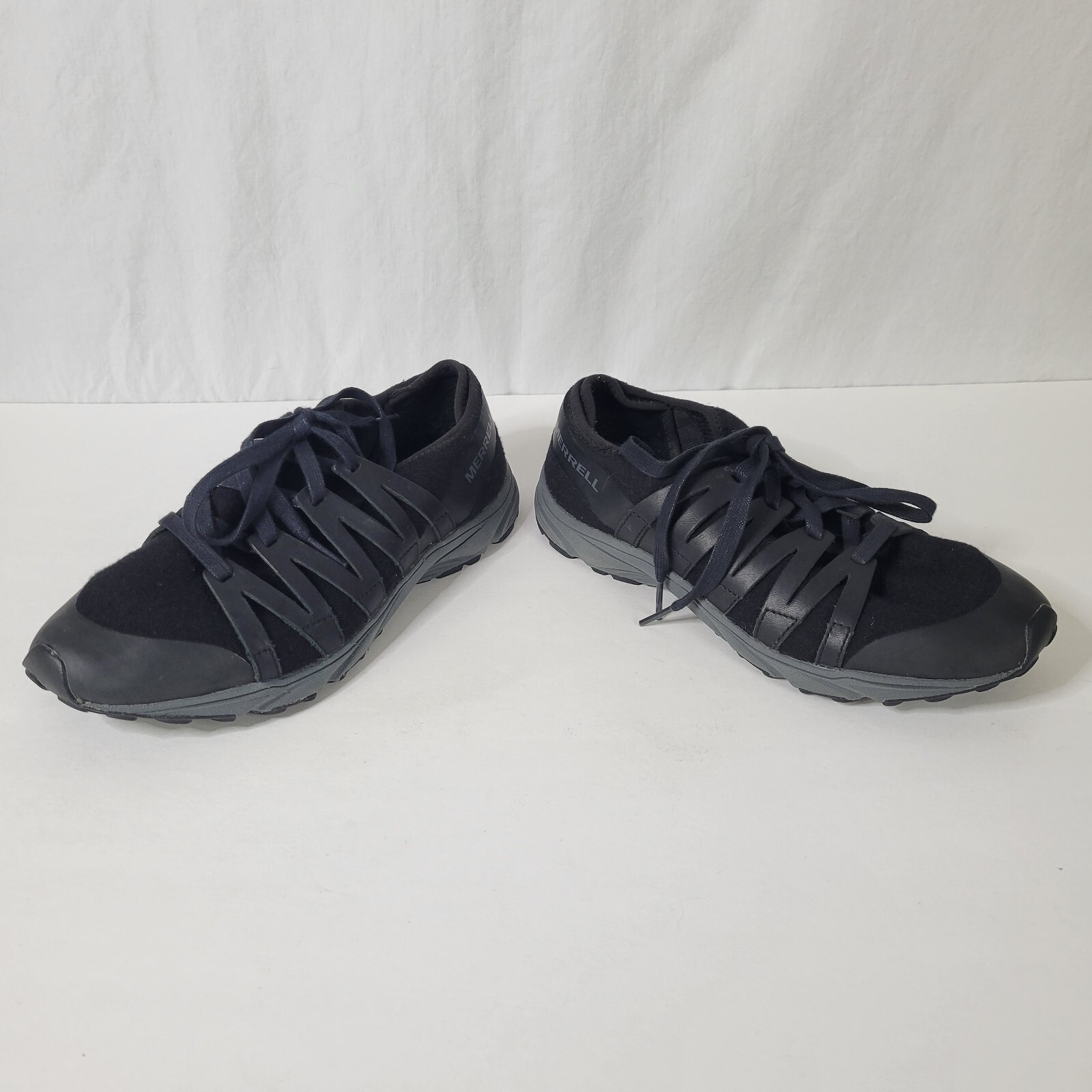 SAOLA Sneaker Merrell nera con tomaia in lana rivettata suola in gomma taglia 7 5