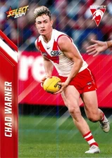 2024 Sydney Swans AFL Select Footy Stars Card - Chad Warner