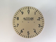 New Piper J3 Cub Vintage Aircraft Altimeter Dial