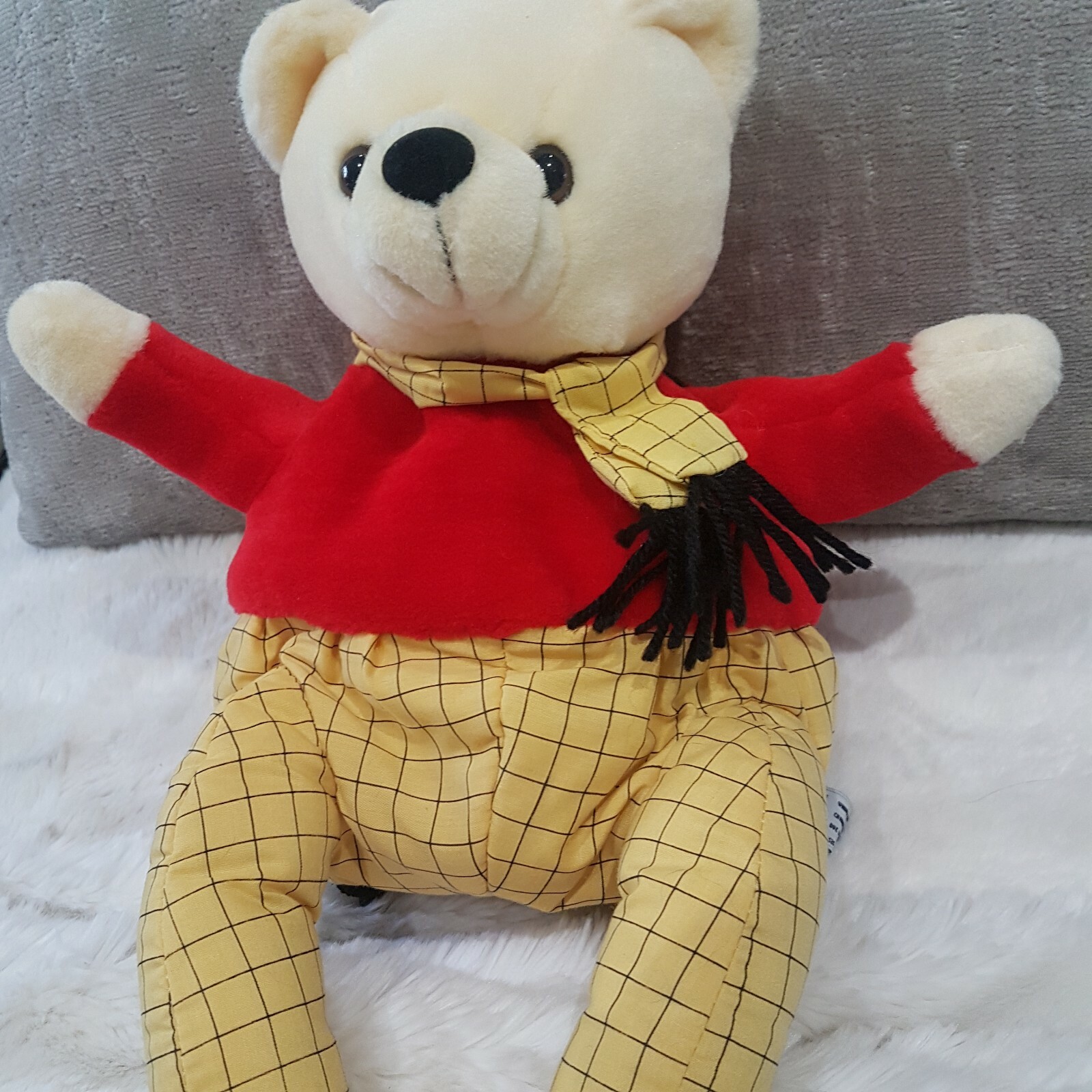 Rupert Bear Soft Toy New Cuddly Toy Plush 15 inch Rucksack bag RUPERT