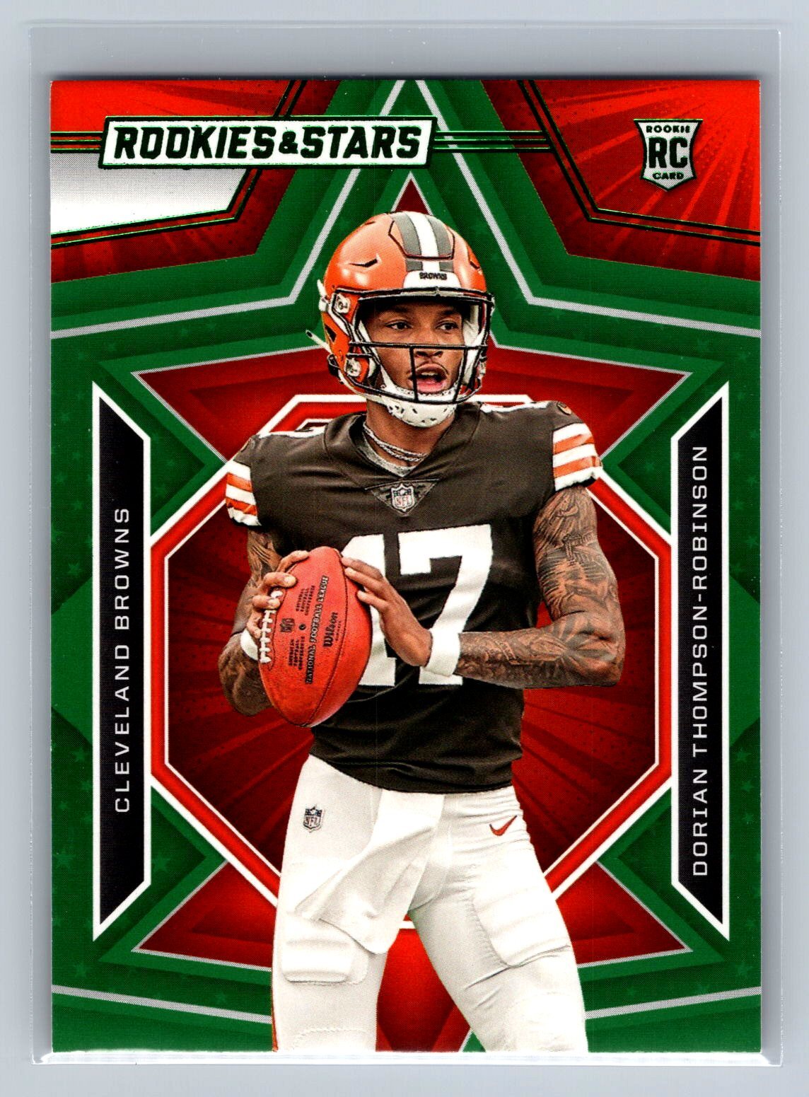 2023 Panini Rookies & Stars Dorian Thompson-Robinson Green #136 Cleveland Browns