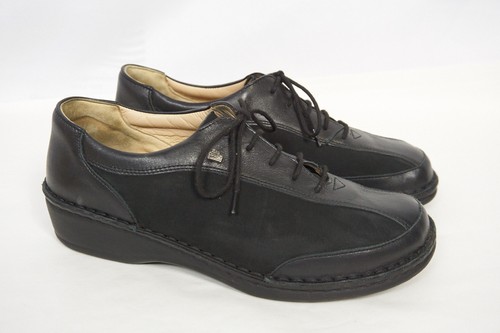 Finn Comfort Hanoi Women's 7.5 Black Leather Lace