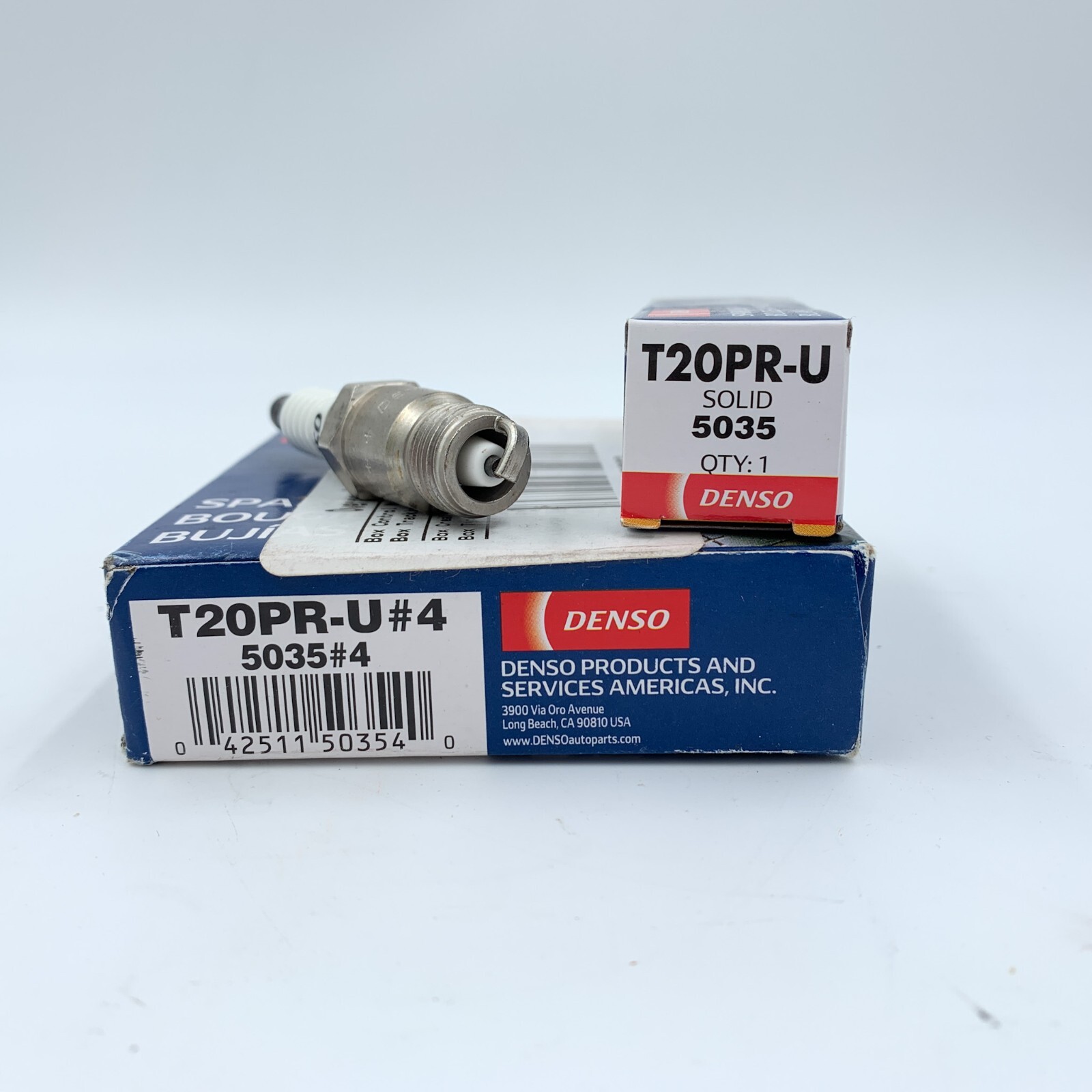 Denso T20PR-U Spark Plug Set of 4 Solid 5035