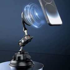 Car Suction Cup Magnetic Cell Phones Holder Set Magsafe Bracket Car Accessories