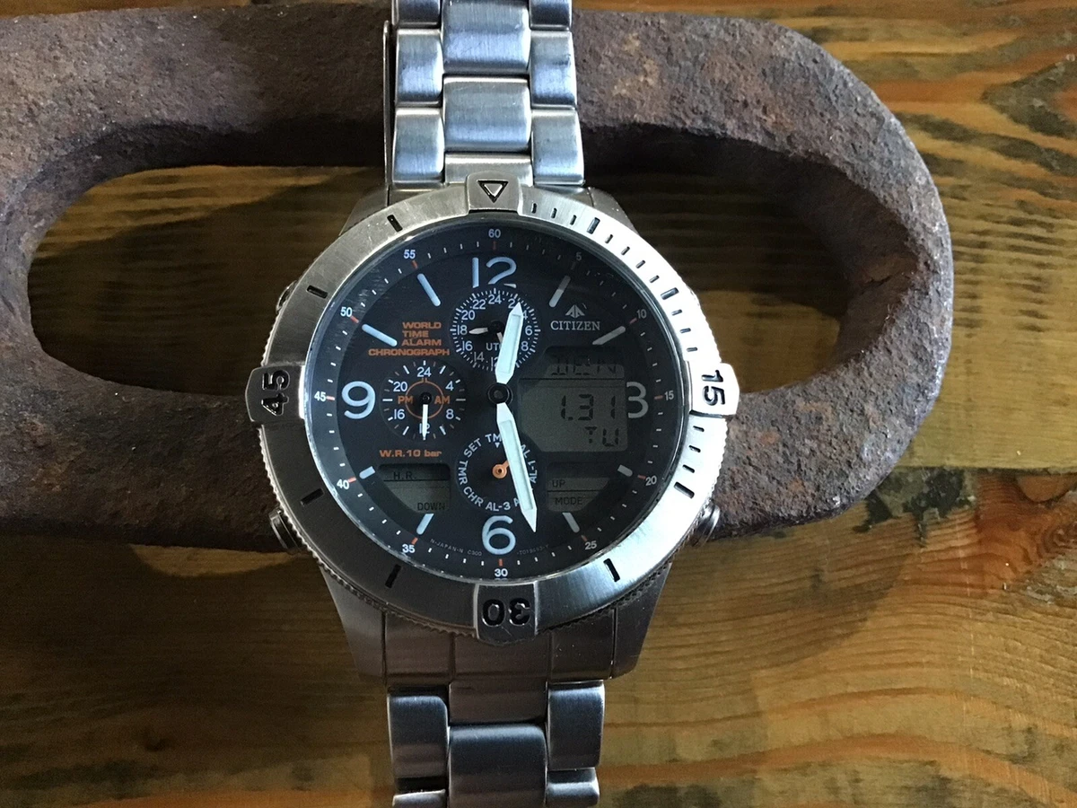 Citizen promaster world shop time chronograph