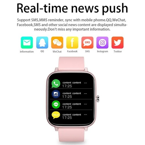 Men Women Smart Watch Fitness Tracker Ladies Watches for Android iPhone Samsung - 第 5/14 張圖片