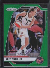 2024 Panini Prizm WNBA #133 Kristy Wallace Green Prizms - Fever