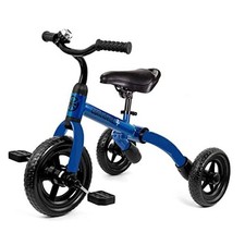 3 in 1 Toddler Tricycles for 2-5 Years Old Boys and Girls with Detachable Blue