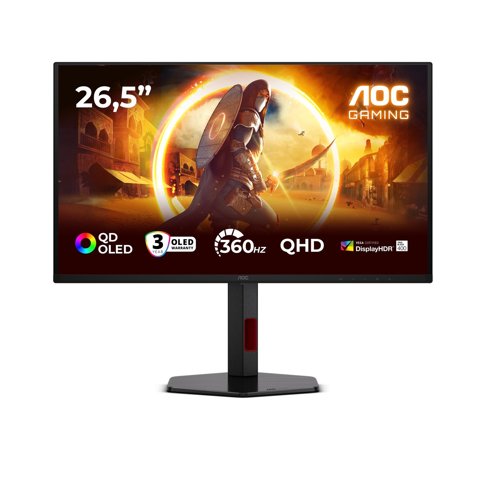 AOC G4 Q27G4SDR computer monitor 67.3 cm (26.5"") 2560 x 1440 pixels Quad HD QD-O
