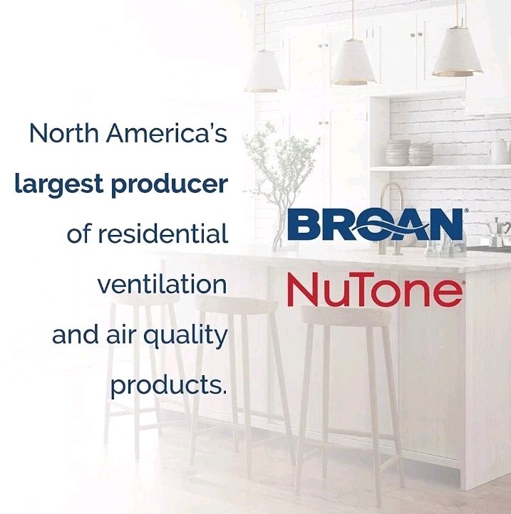 Broan 678 Ventilation Fan and Light Combo for Bathroom and Home 100 Watts 50 CFM