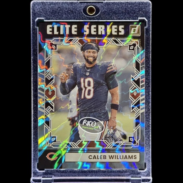 Caleb Williams Blue Hyper Refractor SP Bears Mint