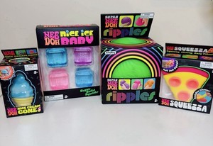 Authentic Schylling NeeDoh Bundle Lot of 4
