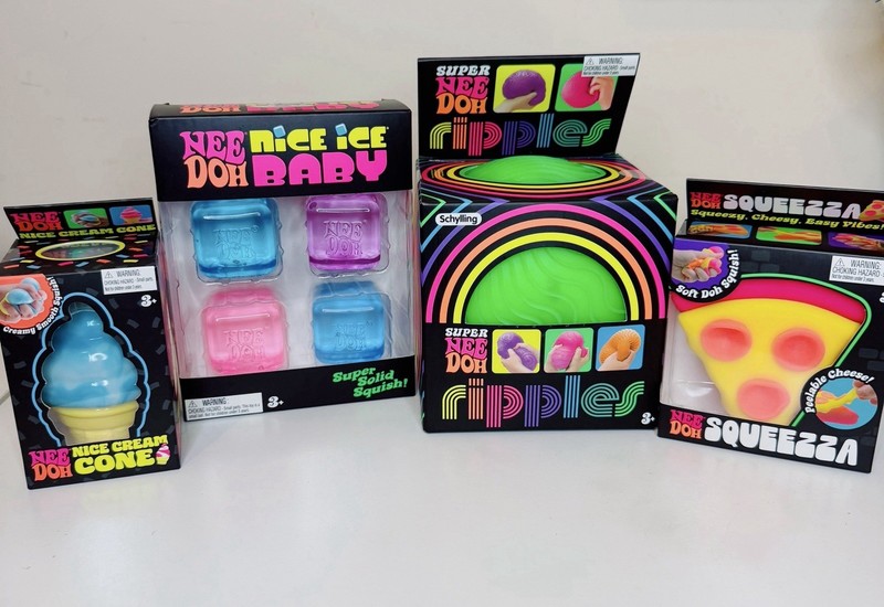 Authentic Schylling NeeDoh Bundle Lot of 4