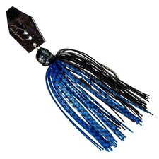 Z-Man Tungsten ChatterBait Elite EVO Bladed Swim Jig - 3/8 oz. (Black/Blue)