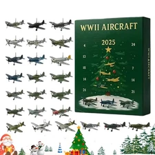 Aircraft Advent Calendar, 24 Days Christmas Countdown Calendar