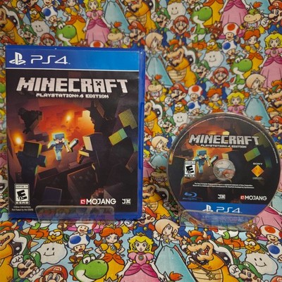 Minecraft PlayStation 4 Edition PS4 - 2014 Legacy Disc Case & Art - Tested CIB