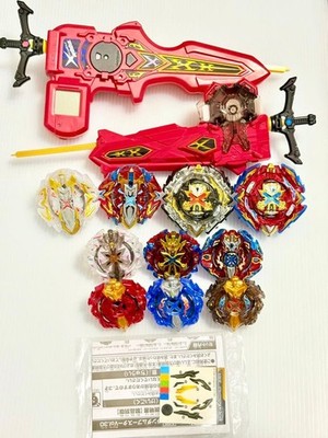 Beyblade Burst Excalibur Collection Lot with Launcher Authentic Set