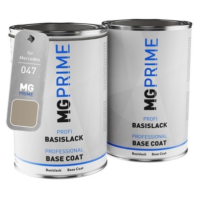 Autolack Set Dose für Mercedes 047 Amg Alubeam Silber Metallic Liquid Metal 2,0L