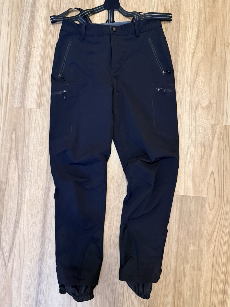 パンツ patagonia super alpine pants Patagonia Men's Super Alpine Pants 34 Black With Suspenders | eBay