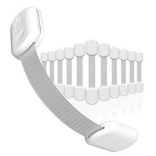 Baby Proofing Child Safety Locks 12 Pack by - The Safest, Quickest and Easi...