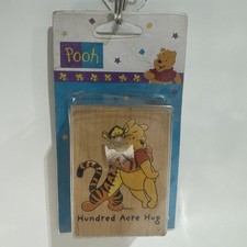 Disney Pooh Hundred Acre Hugs Winnie the Pooh All Night Media Rubber Stamp NEW