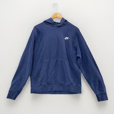 Nike Sportswear Club Hoodie Mens Medium Pullover Sweatshirt Embroidered Swoosh