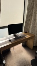 Home Office Table Desk Compatible with Office, Study, Gaming, Workstation, PC