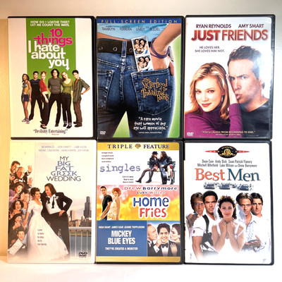 8 COMEDY MOVIES (DVD) Action Drama Crime Romance Thriller