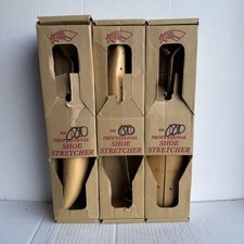 Lot of 3 Star Professional Wooden Shoe Stretchers Size 00 Vintage USA