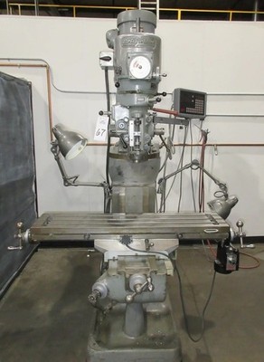 Bridgeport Series 1, 1-1/2 HP, DRO, PF, 9  x 42  Table