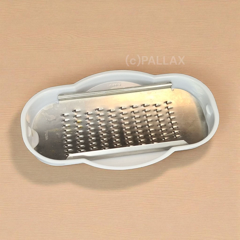 TUPPERWARE D185 TUPPER© PROFI-REIBE FEINER RASPEL-EINSATZ EDELSTAHL - Bild 2 von 2