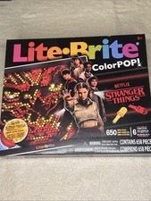 STRANGER THINGS Lite-Brite Color POP NETFLIX Edition 650 Mini Pegs NEW Sealed