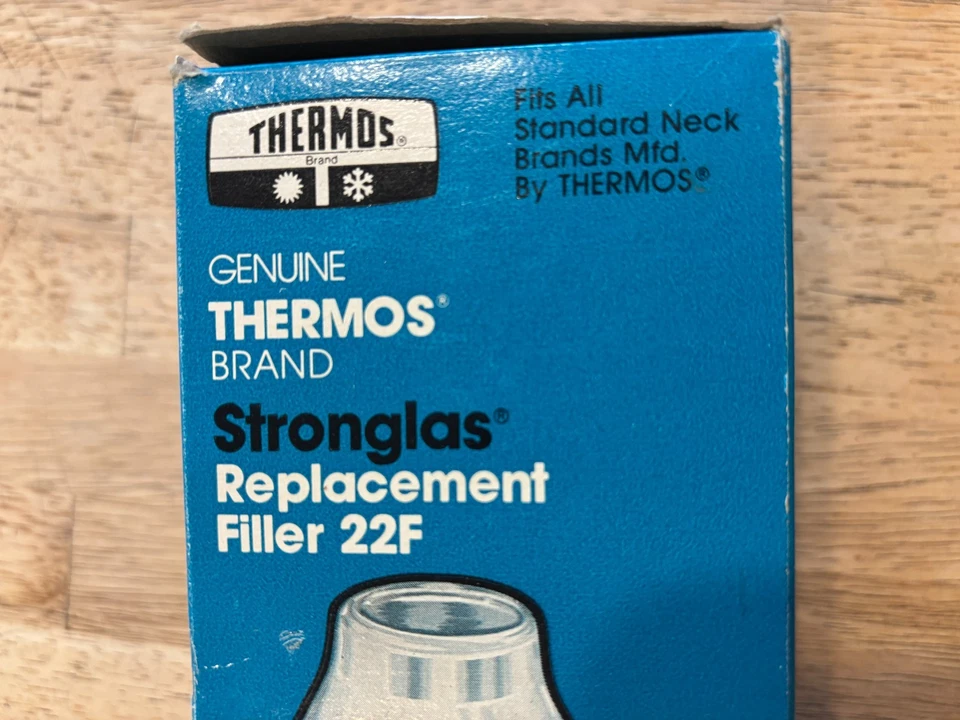 Termo - Vintage 1974 - Relleno de repuesto Stronglas 22F - Marcas de cuello estándar Foto 2 de 4