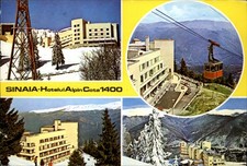 Hotel Alpin Cota 1400 Sinaia Romania vintage postcard v207