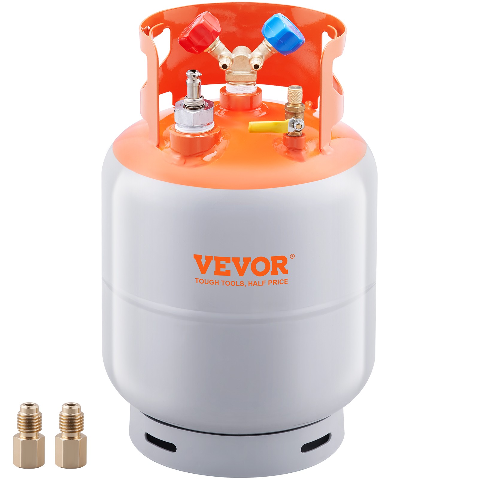 Réservoir récupération de réfrigérant VEVOR 30 lb durable en acier