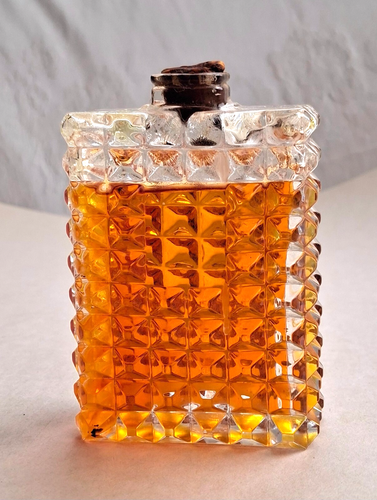 Vintage Blumiger Duft in Nagelglas Parfümflasche mit Inhalt ohne Verschluss, geschliffener Versand - Bild 2 von 11
