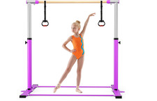 Gymnastic Kip Bar Horizontal Bar for Kids Girls Junior 3 to 5 Adjustable Height