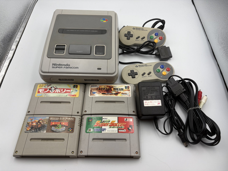 Nintendo Super Famicom SFC SNES Console Tested Working Japan Retro Game OEM Fast