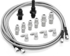 70 Transmission Cooler Lines Kit With 6an Hose Fitting Compatible With 6an T... 70 Transmission Cooler Lines Kit With 6an Hose Fitting Compatible With 6an T...