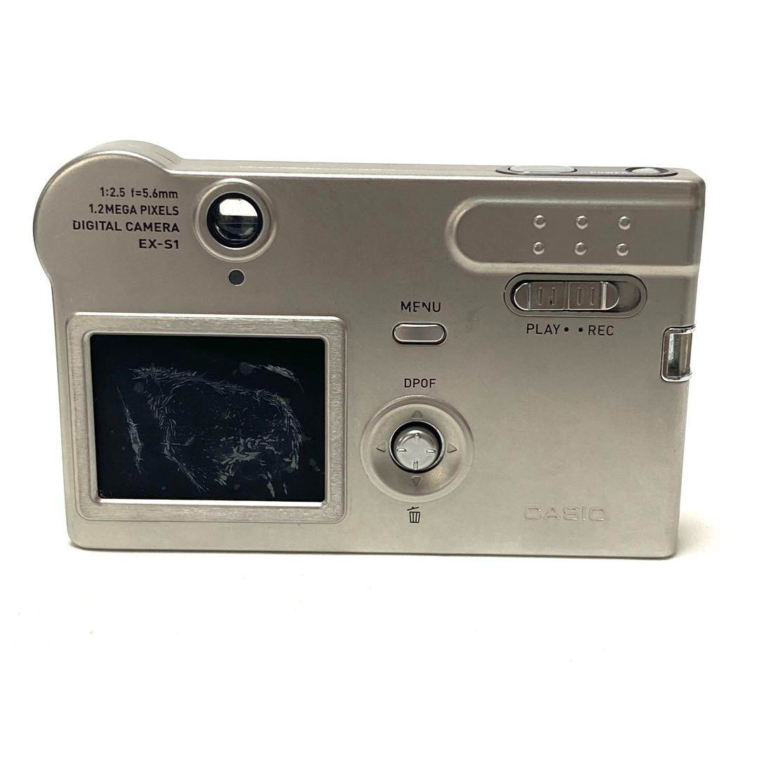 12DM11 CASIO カシオ デジカメ EX-S1 デジタル カメラ CASIO EXILIM EX-S1 Digital Camera Silver 12.4MP Used Japan