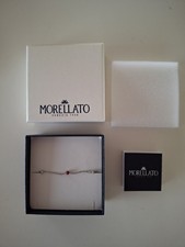 Morellato Red Enamel Bead Bracelet Stainless Steel. Made In Italy. NEW.