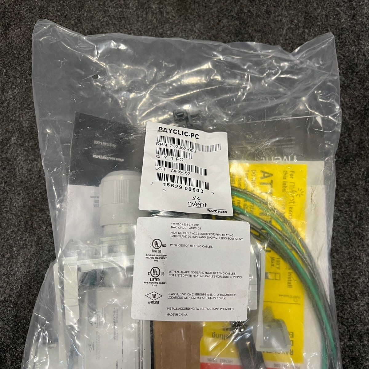 NVENT RAYCHEM RAYCLIC-PC Connection System Kit 233053-000