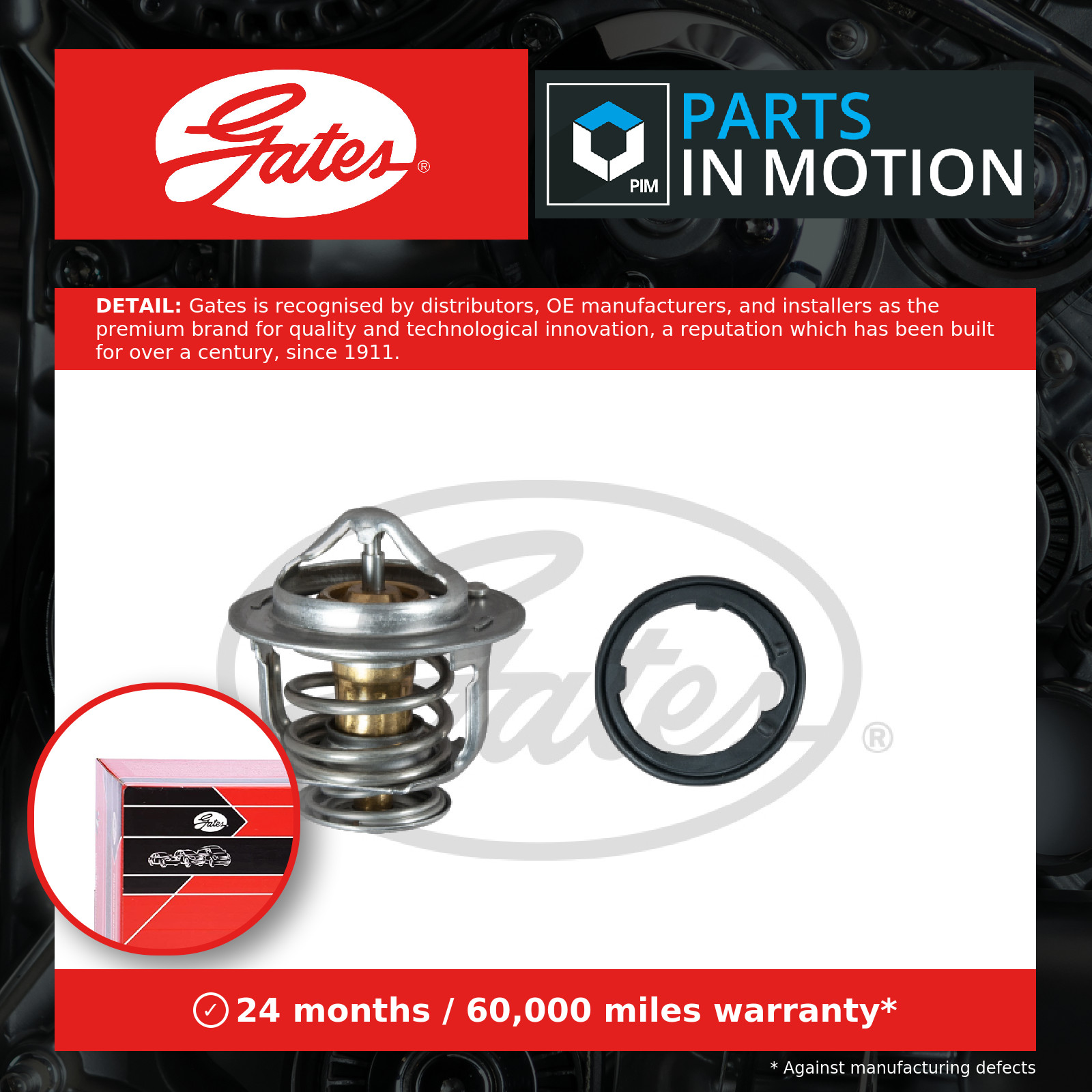 Gates Coolant Thermostat - TH31782G1 - OE Matching Quality and Specification - Image 11