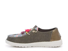 Women s Hey Dude Wendy Boho Festival Slip-On 'Black Bronze Multicolor' - Size 10